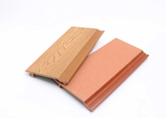 একাধিক রঙের HDPE 148x21mm বাহ্যিক WPC ওয়াল প্যানেল সজ্জা উপাদান