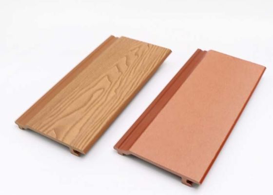একাধিক রঙের HDPE 148x21mm বাহ্যিক WPC ওয়াল প্যানেল সজ্জা উপাদান