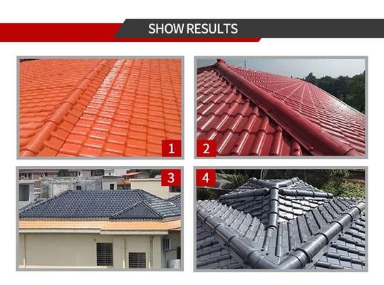ASA APVC UPVC PVC ছাদের টাইল ঢেউতোলা প্লাস্টিক ছাদ শীট