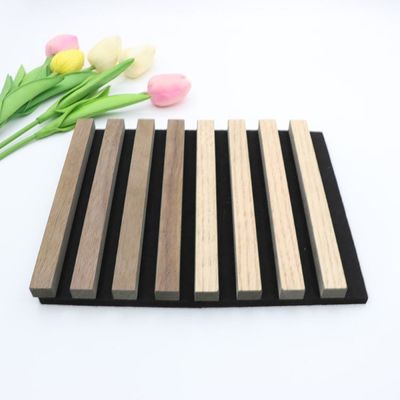 অভ্যন্তরীণ সজ্জার জন্য 21*600*2400mm সাউন্ডপ্রুফ অ্যাকোস্টিক ফ্লুটেড বোর্ড প্যানেল
