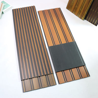 কাঠ শস্য পিভিসি ওয়াল প্যানেল আলংকারিক ওয়াল বোর্ড বেডরুম লিভিং রুম টিভি ব্যাকগ্রাউন্ড ওয়াল জন্য পরিবেশ বান্ধব উপাদান