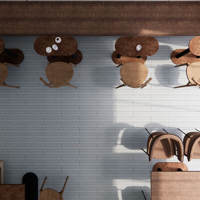 বাস্তববাদী নিদর্শন সহ সহজ ইনস্টল এবং অপসারণযোগ্য আলংকারিক মেঝে ফিল্ম