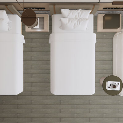 0.7 মিমি অপসারণযোগ্য পিভিসি ভিনাইল ফ্লোরিং রোল স্টিকার শক্তিশালী আঠালো সমর্থন সহ