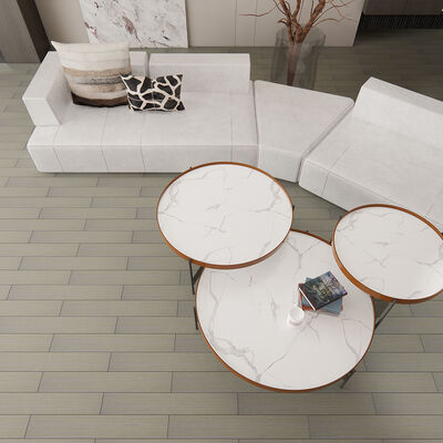 বাজেট বন্ধুত্বপূর্ণ অপসারণযোগ্য ল্যামিনেট ফ্লোর টাইল অস্থায়ী আবরণ বা অ্যাপার্টমেন্ট সংস্কারের জন্য আঠালো স্টিকার