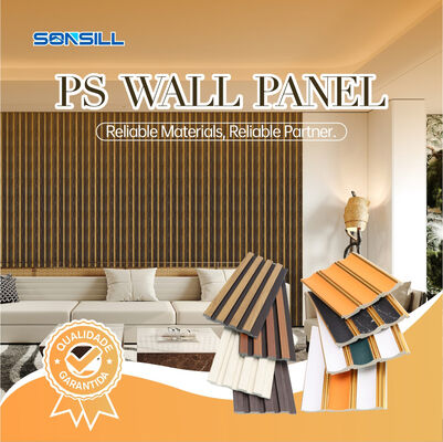 সহজ ইনস্টলেশন কম রক্ষণাবেক্ষণ পিএস প্রাচীর প্যানেল পলিস্টাইরিন ওয়াল বোর্ড জলরোধী টেকসই