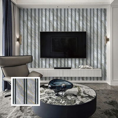 আধুনিক অভ্যন্তরীণ সিলিং প্রাচীর সজ্জার জন্য আর্দ্রতা-প্রতিরোধী সহজে ইনস্টল করা পিভিসি ফ্লুটেড সিলিং ওয়াল প্যানেল