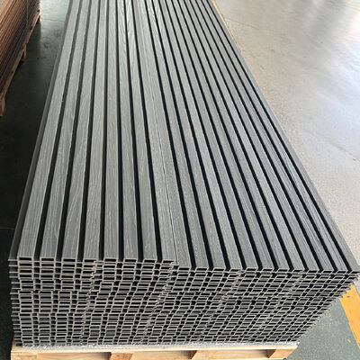 উচ্চ মানের বহিরাগত WPC ওয়াল প্যানেল আউটডোর জলরোধী কাঠ প্লাস্টিক কম্পোজিট বিল্ডিং সজ্জা জন্য