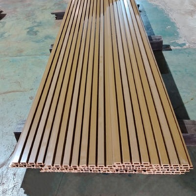 উচ্চ মানের বহিরাগত WPC ওয়াল প্যানেল আউটডোর জলরোধী কাঠ প্লাস্টিক কম্পোজিট বিল্ডিং সজ্জা জন্য