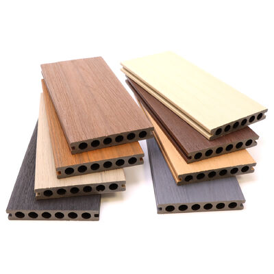 আবহাওয়া প্রতিরোধী আউটডোর ডাব্লুপিসি ওয়াল প্যানেল বহিরাগত প্রাচীর অ্যাপ্লিকেশন জন্য জলরোধী কম্পোজিট কাঠ