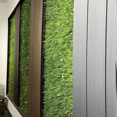 জিহ্বা এবং খাঁজ কম রক্ষণাবেক্ষণ Wpc অ্যাকোস্টিক ওয়াল প্যানেল বাহ্যিক বিল্ডিং সজ্জা