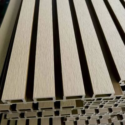 3d হোলো গ্রুভড পিভিসি ফ্লুটেড ডব্লিউপিসি অ্যাকোস্টিক ওয়াল প্যানেল ক্ল্যাডিং আউটডোর ডেকোরেশন