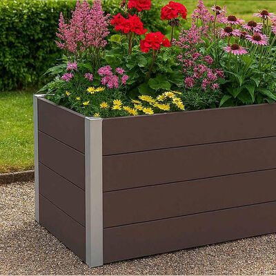 দীর্ঘস্থায়ী বাড়ানো বাগান বিছানা জন্য পিছনের উঠোন প্যাটিও বহিরঙ্গন রোপণ বাগান প্রাকৃতিক দৃশ্য