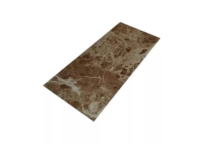 1220x2800mm পিভিসি মার্বেল শীট বাথরুমের জন্য অভ্যন্তরীণ আলংকারিক উচ্চ চকচকে