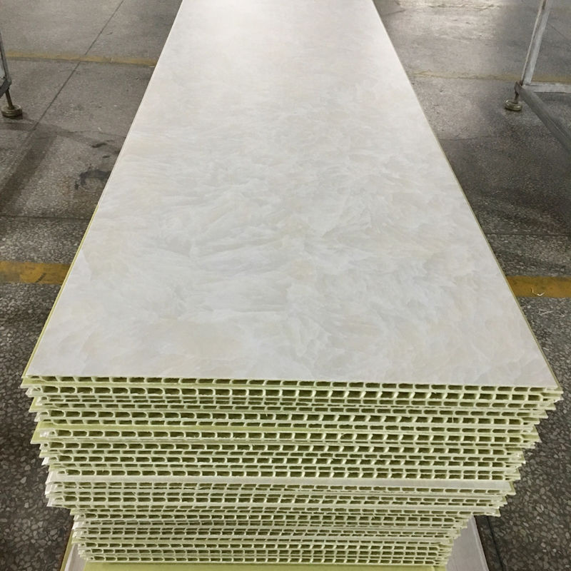 40cm 60cm পিভিসি ওয়াল প্যানেল হাউস বিল্ডিং উপকরণ অভ্যন্তরীণ প্রাচীর আলংকারিক