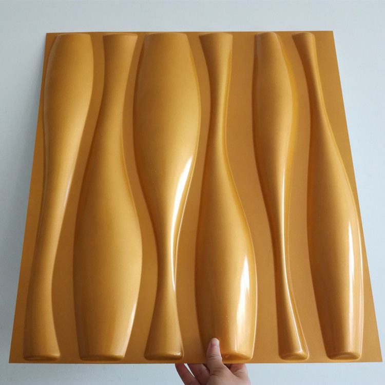 50x50cm আলংকারিক 3D ওয়াল প্যানেল বাড়ির অভ্যন্তরীণ আধুনিক ডিজাইন 100% পিভিসি