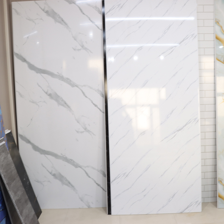 পারিবারিক বাথরুম ডিজাইনের জন্য অ্যান্টি-স্লিপ টেক্সচারড সেফটি পিভিসি শাওয়ার প্যানেল