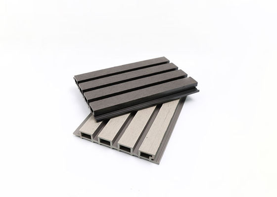 HDPE বাহ্যিক WPC ওয়াল প্যানেল জলরোধী WPC ওয়াল ক্ল্যাডিং 219x26mm
