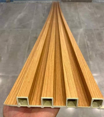 160x24mm অভ্যন্তরীণ WPC ওয়াল প্যানেল