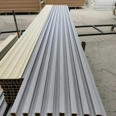 কাঠের বিকল্প ইন্ডোর 195x28mm অভ্যন্তরীণ WPC ওয়াল প্যানেল WPC আলংকারিক ওয়াল প্যানেল