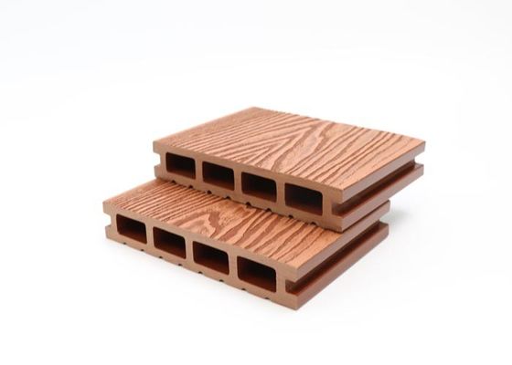 বাগানের জন্য 140x25mm কম্পোজিট ডেক বোর্ড কাঠের প্লাস্টিক কম্পোজিট ডেকিং