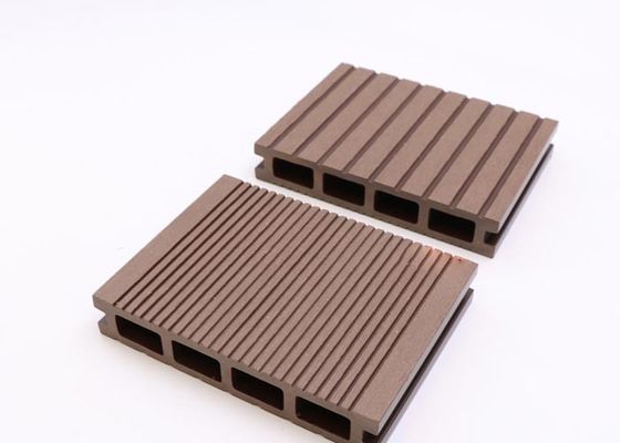 বাগানের জন্য 140x25mm কম্পোজিট ডেক বোর্ড কাঠের প্লাস্টিক কম্পোজিট ডেকিং