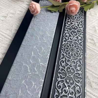 জলরোধী সজ্জা PS অভ্যন্তরীণ 3D কাঠের প্রাচীর প্যানেলিং কার্নিস ছাঁচনির্মাণ