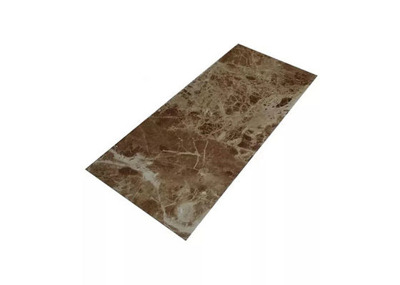 1220x2800mm পিভিসি মার্বেল শীট বাথরুমের জন্য অভ্যন্তরীণ আলংকারিক উচ্চ চকচকে