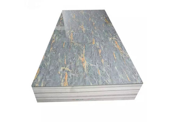 1220x2800mm পিভিসি মার্বেল কম্পোজিট টাইল ট্রান্সলুসেন্ট পিভিসি ইউভি শীট
