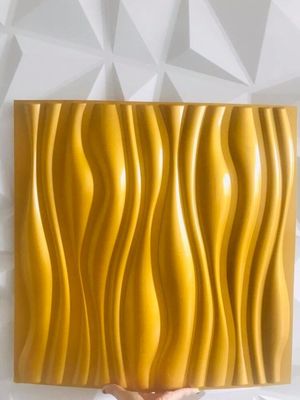 50x50cm আলংকারিক 3D ওয়াল প্যানেল বাড়ির অভ্যন্তরীণ আধুনিক ডিজাইন 100% পিভিসি