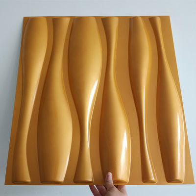 50x50cm আলংকারিক 3D ওয়াল প্যানেল বাড়ির অভ্যন্তরীণ আধুনিক ডিজাইন 100% পিভিসি