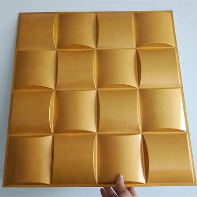 50x50cm আলংকারিক 3D ওয়াল প্যানেল বাড়ির অভ্যন্তরীণ আধুনিক ডিজাইন 100% পিভিসি