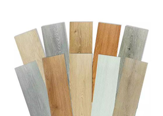 কাঠের টেক্সচার ভিনাইল তক্তা SPC ফ্লোরিং 1220x180mm স্টোন প্লাস্টিক কোর কৃত্রিম ক্লিক