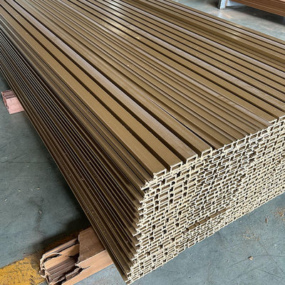 বহিরঙ্গন কাঠের WPC দেয়াল আবরণ প্রসাধন 219 * 26mm