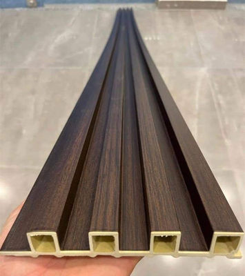 160x24mm অভ্যন্তরীণ WPC ওয়াল প্যানেল