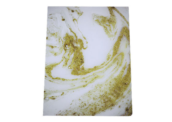 উচ্চ চকচকে 1220x2440mm PVC মার্বেল শীট 3mm PVC ওয়াল প্যানেল