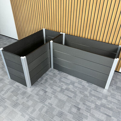 বহিরঙ্গন উত্থাপিত বাগান বিছানা প্ল্যান্টার বক্স সঙ্গে জলরোধী অগ্নি retardant পরিবেশগত বন্ধুত্বপূর্ণ উপাদান বাড়ির উঠোনে রোপণ জন্য