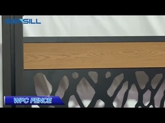 গার্ডেন কো এক্সট্রুশন Wpc বেড়া প্যানেল কাঠ প্লাস্টিক কম্পোজিট মিলডিউ প্রুফ