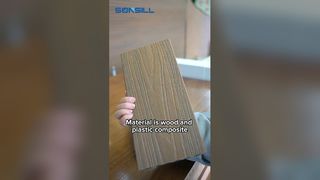 বহিরঙ্গন বাহ্যিক WPC ডেকিং মেঝে