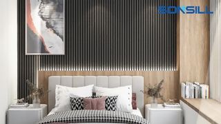 শাব্দ কাঠের প্যানেল দিয়ে আপনার রুম রূপান্তর