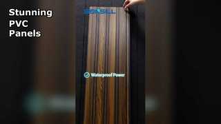 সানসিল পিভিসি সিলিং প্যানেল অত্যাশ্চর্য দেয়াল এবং সিলিং